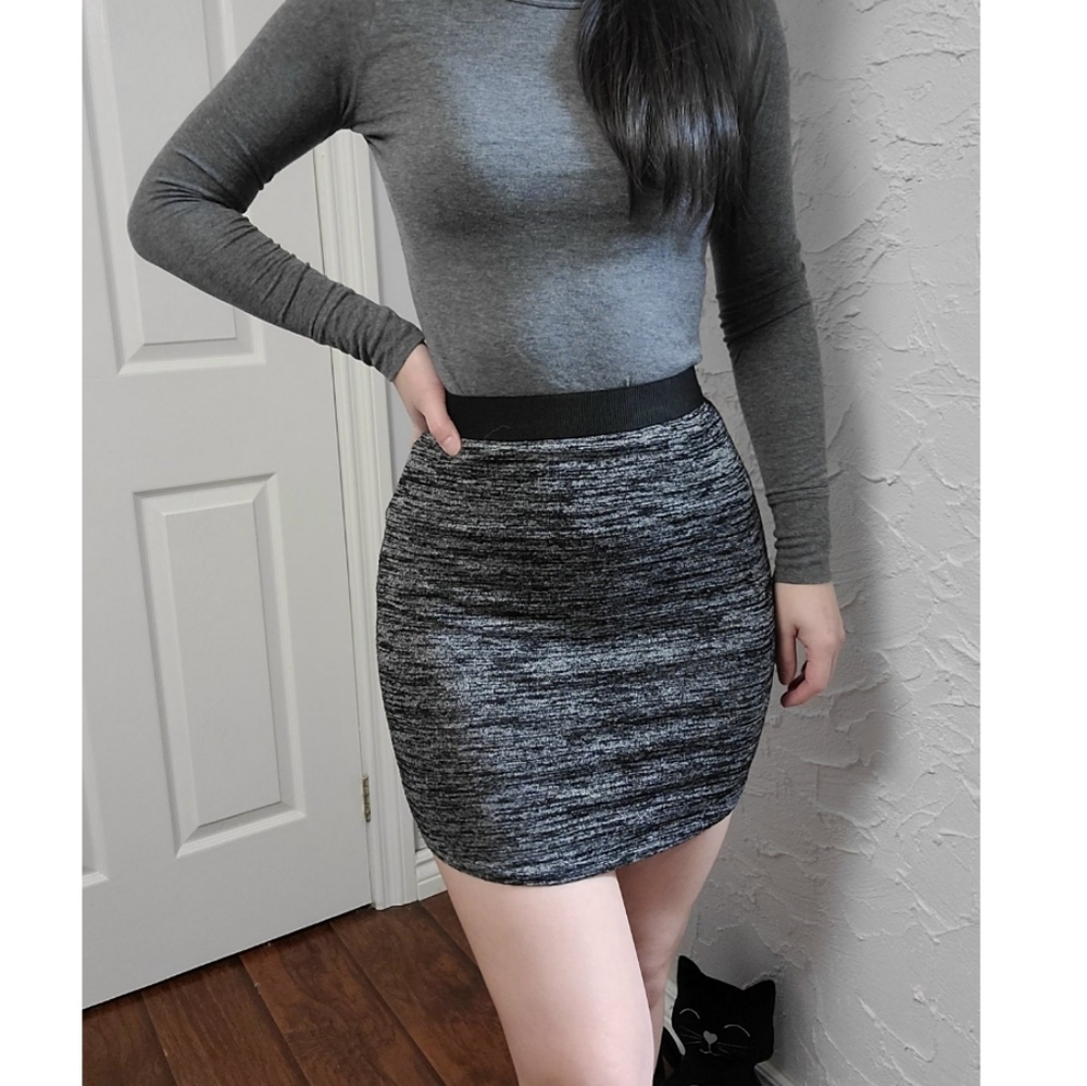 Wilfred Free Grey Marled Skirt